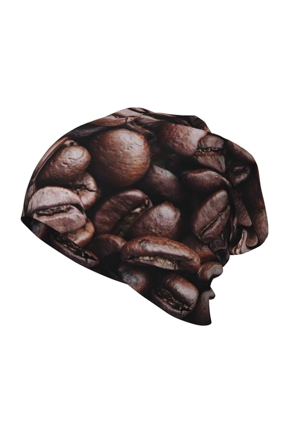 Coffee Bean Kids Beanie Warm Knit Beanie Hats Boys Girls Winter Hat Soft Slouchy Hats for Kids