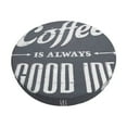 thumbnail image 1 of Rateoe Coffee Is Always A Good Idea Pattern Round Bar Stool Seat Covers,Washable Stool Cushion Slipcover Elastic Bar Chair Covers for 12-14 Inch Chair -13 inch, 1 of 7