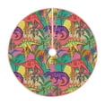 thumbnail image 1 of Rateoe Colorful Dinosaur Pattern Christmas Tree Skirt with Ties , Christmas Tree Decorations, Farmhouse Christmas Decor Xmas Holiday Decorations-48", 1 of 6
