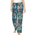 thumbnail image 1 of Rateoe Colorful Flowers Pattern Women’s Ultra-Soft Comfy Pajama Lounge Pants Sleepwear,Comfortable Lounge Wear,lightweight Pajamas, Casual Home Wear-Large, 1 of 6