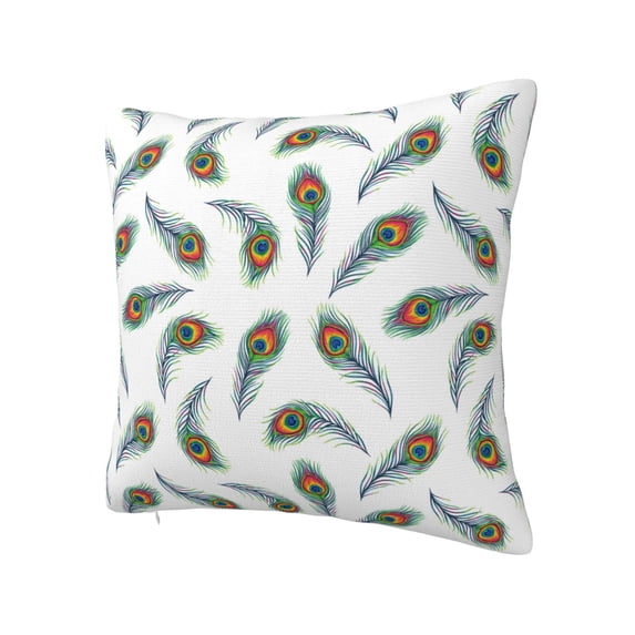 Rateoe Colorful Grass Pattern Throw Pillow Cover Premium Pillow Stuffer Sham Square for Decorative Cushion Bed Couch Sofa(Pillow insert not included)