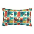 thumbnail image 1 of Rateoe Colorful Hawaii Palms Pattern Pillow Covers with Invisible Zipper(Pillows are not Included) Standard Pillowcases-20"x30", 1 of 6