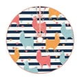 thumbnail image 1 of Rateoe Colorful Llama Pattern Christmas Tree Skirt with Ties , Christmas Tree Decorations, Farmhouse Christmas Decor Xmas Holiday Decorations-36", 1 of 6
