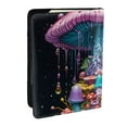 thumbnail image 1 of Rateoe Colorful Mushroom Pattern Passport Holder Wallet Leather Mulit-purpose Travel Wallet Credit Cards Case ,Passport Cover for Women Men-6.5 in, 1 of 5