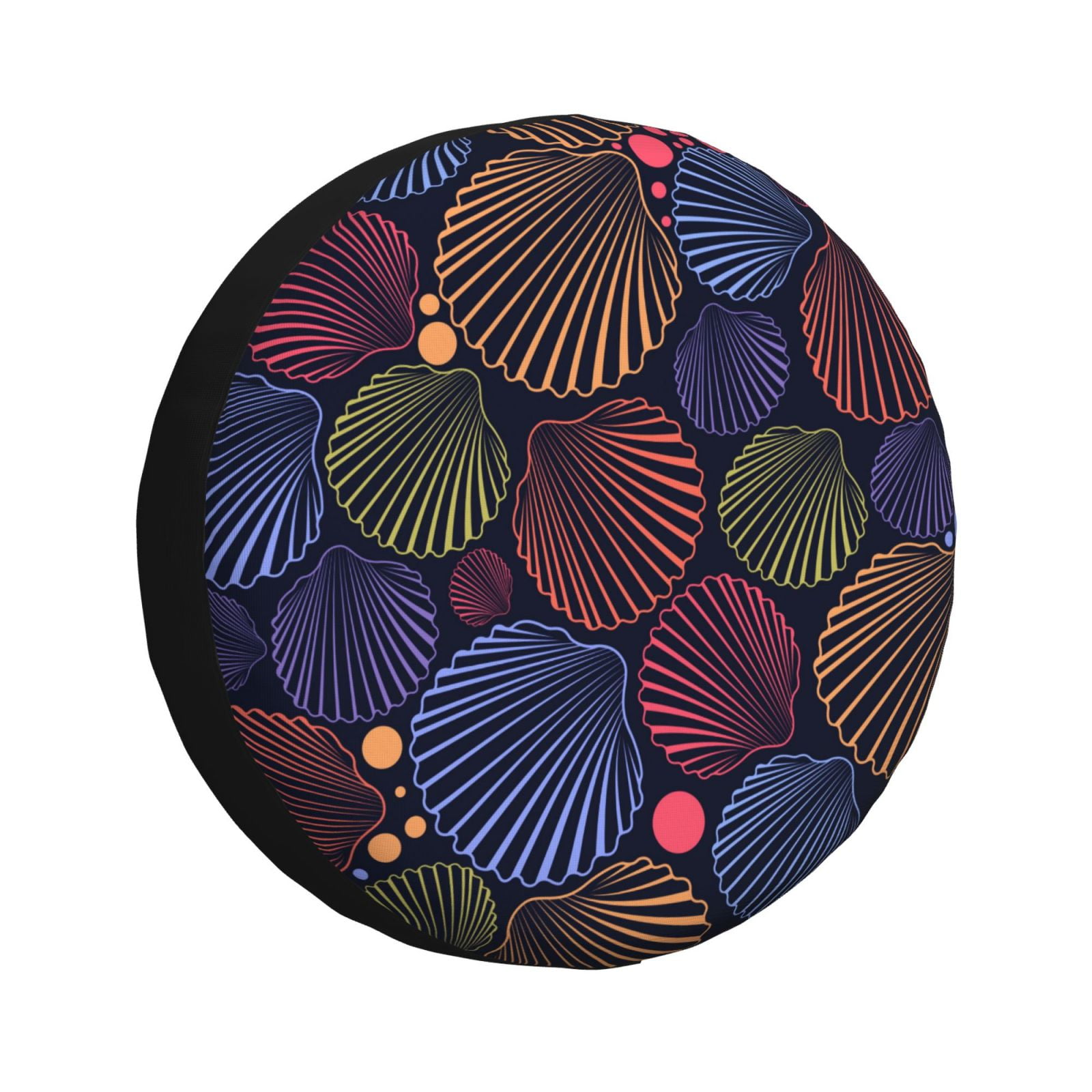 Rateoe Colorful Shells Pattern Tire Cover Wheel Protectors Weatherproof ...