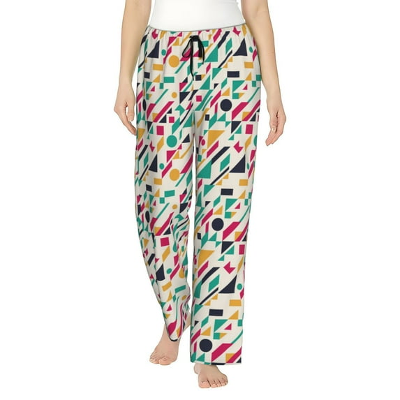 Rateoe Colorful Spots Pattern Women’s Ultra-Soft Comfy Pajama Lounge Pants Sleepwear,Comfortable Lounge Wear,lightweight Pajamas, Casual Home Wear-Small
