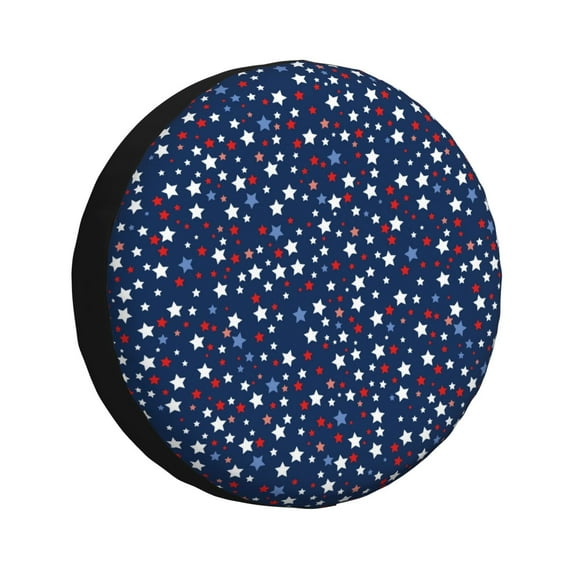 Rateoe Colorful Stars Pattern Tire Cover Wheel Protectors Weatherproof Wheel Covers Universal Fit for Trailer Rv SUV Truck Camper Travel Trailers Accessories-16 inch