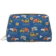 thumbnail image 1 of Rateoe Construction Vehicles for Travel Makeup Bag,Large Capacity Cosmetic Bags for Women,Waterproof Portable Pouch Open Flat Toiletry Bag Make up Organizer, 1 of 8
