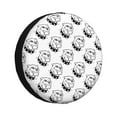 thumbnail image 1 of Rateoe Cool Dog Pattern Tire Cover Wheel Protectors Weatherproof Wheel Covers Universal Fit for Trailer Rv SUV Truck Camper Travel Trailers Accessories-15 inch, 1 of 6