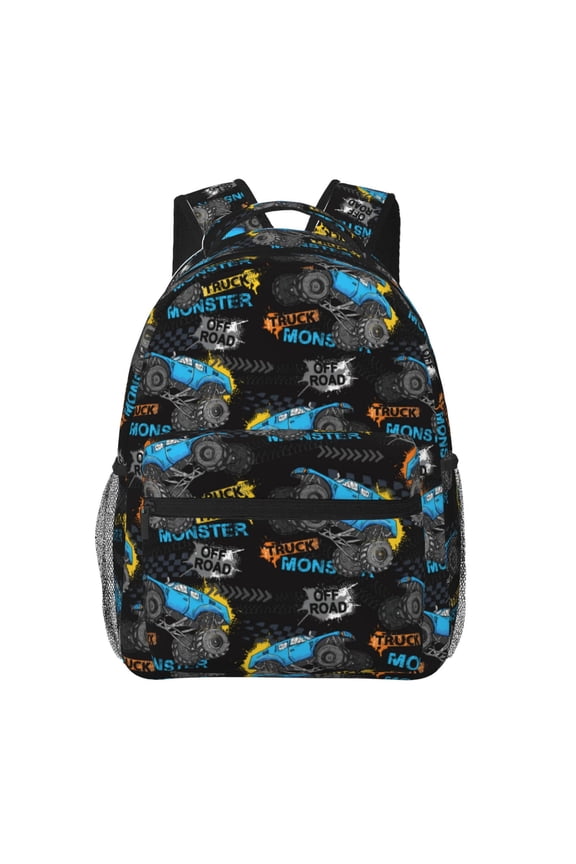 Cool Off-Road Vehicle Pattern Casual Backpack for School, Work, Travel  Adjustable Straps, Multiple Compartments  Ergonomic Design, Fits Laptops and Tablets