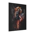 thumbnail image 1 of Rateoe Cool Tiger Pattern Decorative Picture – Unique Modern Wall Art, Ready-to-Hang Canvas Print for Home (Vertical), 1 of 6