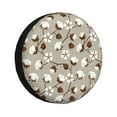 thumbnail image 1 of Rateoe Cotton Tree Pattern Tire Cover Wheel Protectors Weatherproof Wheel Covers Universal Fit for Trailer Rv SUV Truck Camper Travel Trailers Accessories-16 inch, 1 of 6