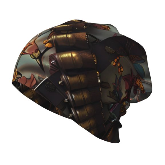 Rateoe Cowboy Iguana Floral Shirt Kids Beanie Warm Knit Beanie Hats Boys Girls Winter Hat Soft Slouchy Hats for Kids