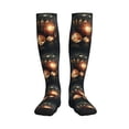 thumbnail image 1 of Rateoe Creative Poker Compression Socks for Women and Men 20-30mmHg-Circulation Support Socks Knee High Nurse Pregnant Running Medical and Travel Athletic, 1 of 7