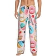 thumbnail image 1 of Rateoe Cupcakes and Donuts Pattern Men’s Ultra-Soft Comfy Pajama Lounge Pants Sleepwear,Comfortable Lounge Wear,lightweight Pajamas, Casual Home Wear-Medium, 1 of 6