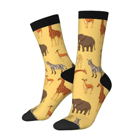 Rateoe Cute Animals for Women Casual Calf Socks - Cute Crew Socks - Thin Soft Above Ankle Socks Size 5-11