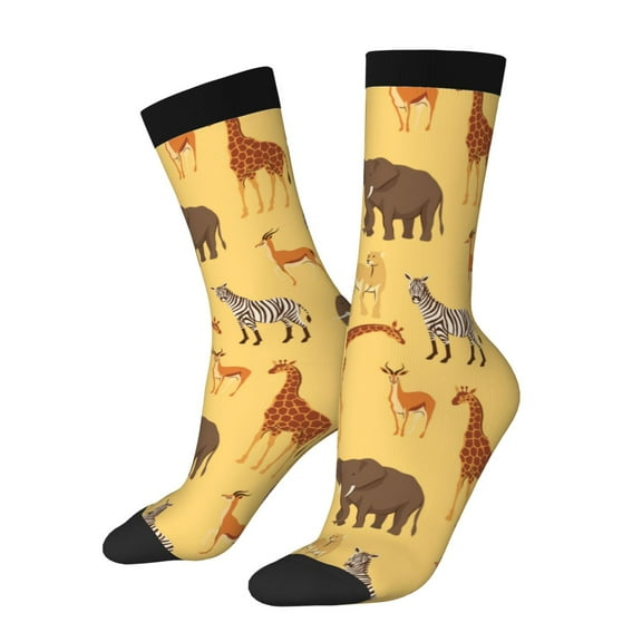 Rateoe Cute Animals for Women Casual Calf Socks - Cute Crew Socks - Thin Soft Above Ankle Socks Size 5-11