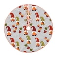 thumbnail image 1 of Rateoe Cute Autumn Gnomes Pattern Christmas Tree Skirt with Ties , Christmas Tree Decorations, Farmhouse Christmas Decor Xmas Holiday Decorations-36", 1 of 6