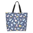 thumbnail image 1 of Rateoe Cute Baby Animals Tote Bag - Waterproof Lightweight Handbags Travel Shoulder Bag for Hiking Yoga Gym Swimming Travel Beach, 1 of 8