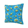 thumbnail image 1 of Rateoe Cute Car Cartoon Pattern Throw Pillow Cover Premium Pillow Stuffer Sham Square for Decorative Cushion Bed Couch Sofa(Pillow insert not included), 1 of 8