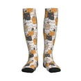 thumbnail image 1 of Rateoe Cute Cats Compression Socks for Women and Men 20-30mmHg-Circulation Support Socks Knee High Nurse Pregnant Running Medical and Travel Athletic, 1 of 7