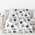 thumbnail image 1 of Rateoe Cute Cow and Milk Stains Pattern Flannel Throw Blanket, Ultra-soft Blanket for Bed, Couch, Car, Hypoallergenic Anti-pilling blanket-80"x60"(Vertical), 1 of 6