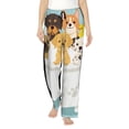 thumbnail image 1 of Rateoe Cute Dog In Bathtub Pattern Women’s Ultra-Soft Comfy Pajama Lounge Pants Sleepwear,Comfortable Lounge Wear,lightweight Pajamas, Casual Home Wear-Large, 1 of 6