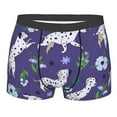 thumbnail image 1 of Rateoe Cute Dog Mens Boxer Briefs Poly Spandex Performance Boxer Briefs Underwear Hem Boxer Briefs - Medium, 1 of 8