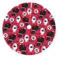 thumbnail image 1 of Rateoe Cute Dog Print Christmas Tree Skirt 30" for Xmas Holiday New Year Party Circle Tree Mat Ornaments Decoration, 1 of 7