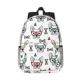 thumbnail image 1 of Rateoe Cute French Bulldog Pattern Student Backpack Water-resistant Backpack 15-inch Laptop Backpack Lightweight Adjustable School Backpack, 1 of 6
