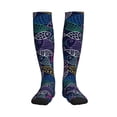 thumbnail image 1 of Rateoe Cute Line Fish Compression Socks for Women and Men 20-30mmHg-Circulation Support Socks Knee High Nurse Pregnant Running Medical and Travel Athletic, 1 of 7