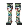 thumbnail image 1 of Rateoe Cute Nautical Pattern Women’s Knee High Crew Socks,Trouser Socks Comfortable, Breathable, Moisture-Wicking and Soft, 1 of 6