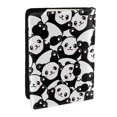 thumbnail image 1 of Rateoe Cute Panda (3) Pattern Passport Holder Wallet Leather Mulit-purpose Travel Wallet Credit Cards Case ,Passport Cover for Women Men-6.5 in, 1 of 5