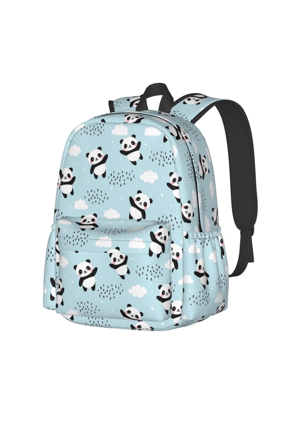 Cute Panda Bear Pattern Student Backpack,Backpack for School,Lightweight Bag,Travel Backpack,Outdoor Backpack,Large Capacity Backpack