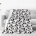 thumbnail image 1 of Rateoe Cute Panda Print Fuzzy Fleece Throw Blanket Extra Large,Super Soft,Fluffy and Warm Blankets for Couch,Bed,All Season Use (60"x50"), 1 of 8