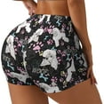 thumbnail image 1 of Rateoe Cute Poodle Dog Printed Power Workout Shorts for Women Tummy Control Squat Proof Ribbed Thick Seamless Scrunch Active Short-XX-Large, 1 of 8