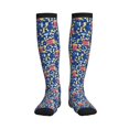 thumbnail image 1 of Rateoe Cute Popcorn Compression Socks for Women and Men 20-30mmHg-Circulation Support Socks Knee High Nurse Pregnant Running Medical and Travel Athletic, 1 of 7