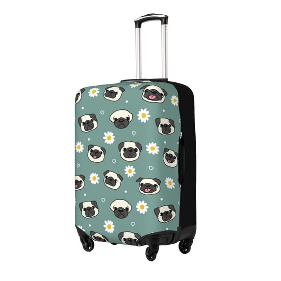 Rateoe Cute Puppy Printed Luggage Cover, Suitcase Protector Fits 18-32 Inch Luggage-Medium