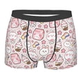 thumbnail image 1 of Rateoe Cute Rabbit Mens Boxer Briefs Poly Spandex Performance Boxer Briefs Underwear Hem Boxer Briefs - XX-Large, 1 of 8