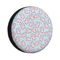 thumbnail image 1 of Rateoe Cute Rabbit Pattern Tire Cover Wheel Protectors Weatherproof Wheel Covers Universal Fit for Trailer Rv SUV Truck Camper Travel Trailers Accessories-15 inch, 1 of 6