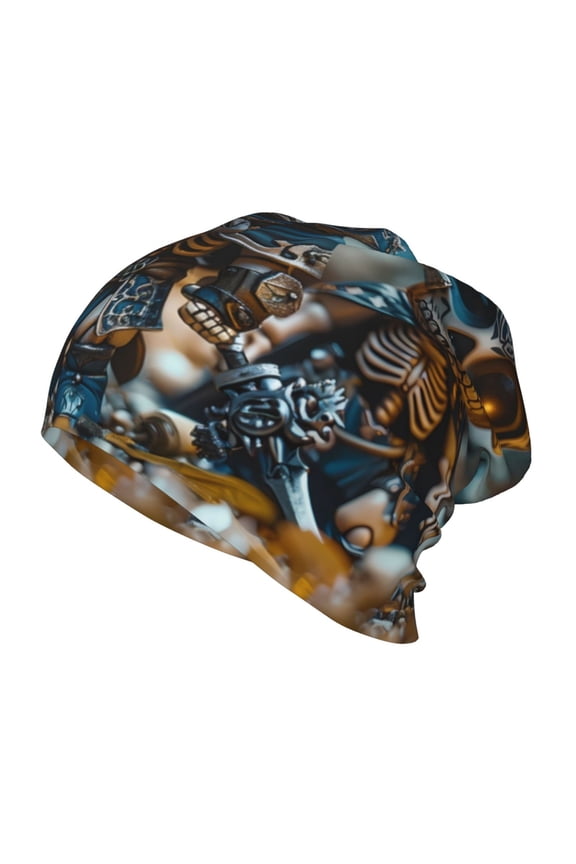 Cute Skeletons Figurines Kids Beanie Warm Knit Beanie Hats Boys Girls Winter Hat Soft Slouchy Hats for Kids