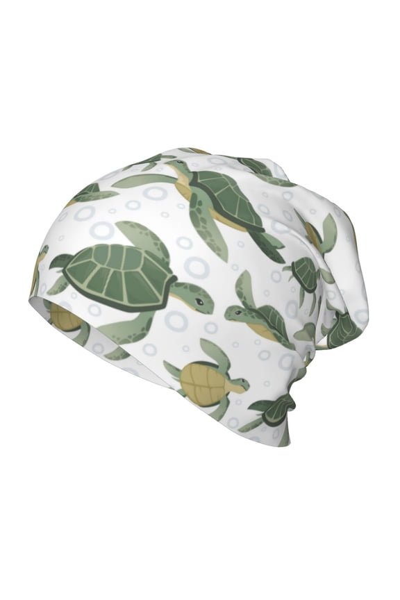 Cute Turtle Kids Beanie Warm Knit Beanie Hats Boys Girls Winter Hat Soft Slouchy Hats for Kids