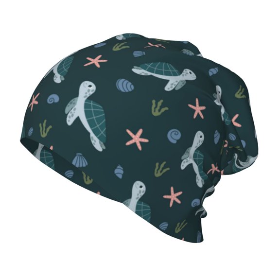 Rateoe Cute Turtle Kids Beanie Warm Knit Beanie Hats Boys Girls Winter Hat Soft Slouchy Hats for Kids