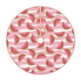 thumbnail image 1 of Rateoe Cute Watermelon Pattern Christmas Tree Skirt with Ties , Christmas Tree Decorations, Farmhouse Christmas Decor Xmas Holiday Decorations-36", 1 of 6