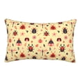 thumbnail image 1 of Rateoe Cute insects Pattern Pillow Covers with Invisible Zipper(Pillows are not Included) Standard Pillowcases-14"x20", 1 of 6