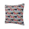 thumbnail image 1 of Rateoe Dachshund Dog Heart Pattern Throw Pillow Cover Premium Pillow Stuffer Sham Square for Decorative Cushion Bed Couch Sofa(Pillow insert not included), 1 of 8