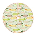 thumbnail image 1 of Rateoe Dachshund Dog Puppy Pattern Christmas Tree Skirt with Ties , Christmas Tree Decorations, Farmhouse Christmas Decor Xmas Holiday Decorations-48", 1 of 6