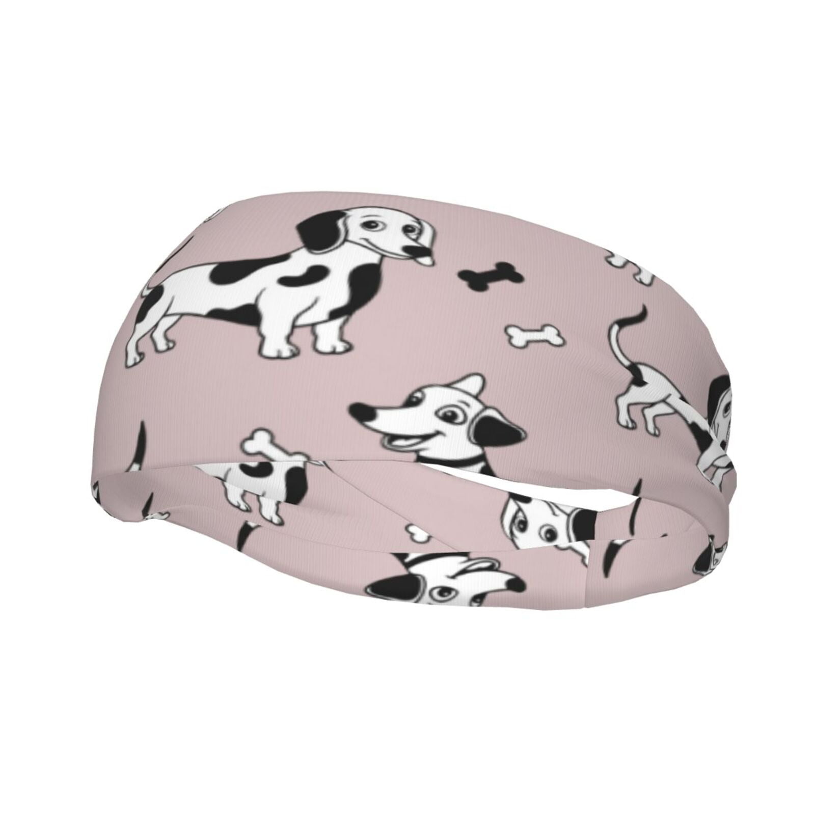 Rateoe Dachshund Dog Puppy Pattern Sports Headbands ,Moisture Wicking ...