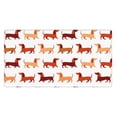 thumbnail image 1 of Rateoe Dachshund Walking Print Mouse Pad - Extended Large Gaming Mousepad,Non-Slip Stitched Edge,16x29.5 Inch, 1 of 8