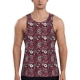 thumbnail image 1 of Rateoe Daisies Flowers Pattern Sleeveless Gym Shirt Muscle Tee Breathable Workout Shirt Slim-Fit Tank Quick Dry Fit Muscle Tank Top Bodybuilding Sleeveless T Shirt-X-Large, 1 of 7